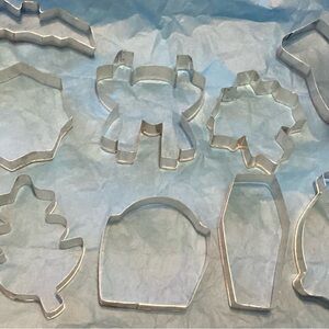11 Metal Various Holiday  Cookie Cutters , Family & Children’s Quality Time